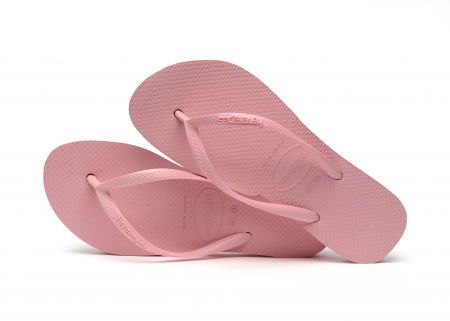 Papuci de Casă - Papuci Havaianas cu talpa groasa din cauciuc natural, roz