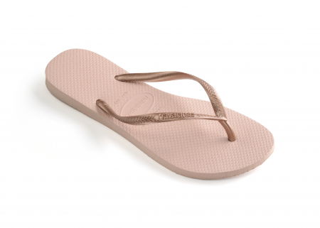 Papuci Havaianas slim din cauciuc natural, roz [4]