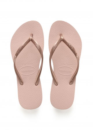 Papuci Havaianas slim din cauciuc natural, roz [2]