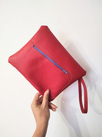 Portfard personalizat din piele naturală, cu bufnita pictata [1]