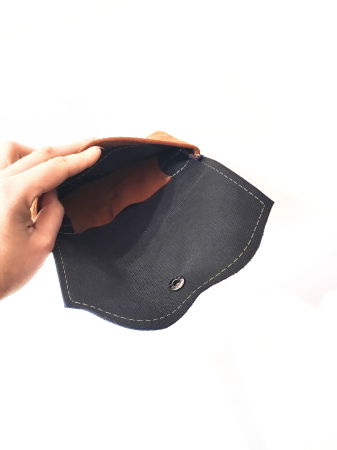 Portofel personalizat din piele naturala ,cu pisicuță pictată [1]