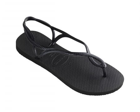 Papuci de Casă - Sandale Havaianas slim din cauciuc natural, negru