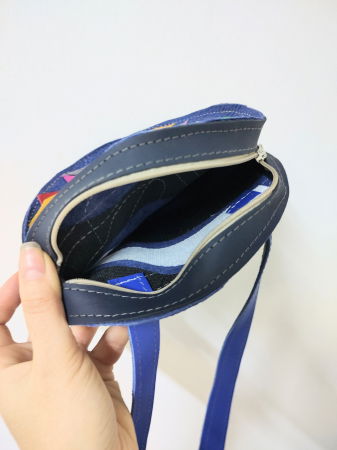 Tolba multicolora handmade ,din piele naturală ,mozaic,unicat [1]