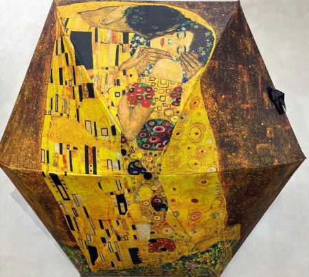 Umbrela de ploaie cu imprimeu reproducere dupa '' Migdal Inflorind" de Van Gogh [2]