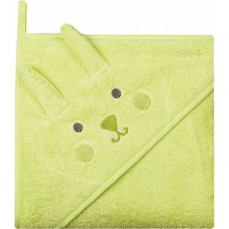 SCOALA SI GRADINITA - Prosop de baie cu gluga imprimeu animal 80 x 80 cm Womar Zaffiro AN-OZ-80