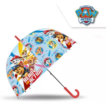 FASHION - Umbrela transparenta Paw Patrol, diametru 70 cm SunCity EWA16652PW