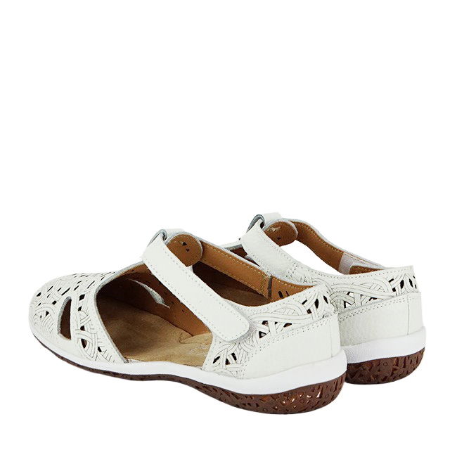 Balerini albi din piele naturala CXWL2118 M5 [3]