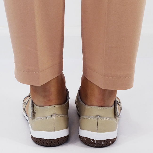 Balerini bej din piele naturala 5121 M5 [6]