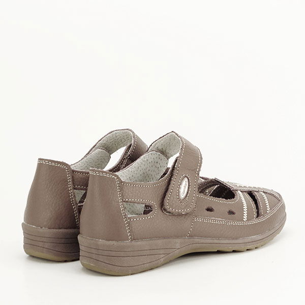 Balerini piele naturala Aurora maro [4]