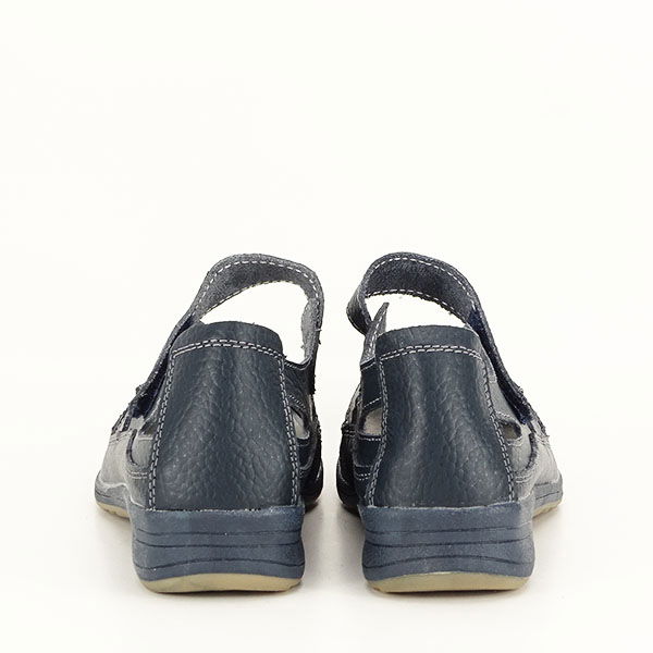 Balerini piele naturala Diana bleumarin [6]