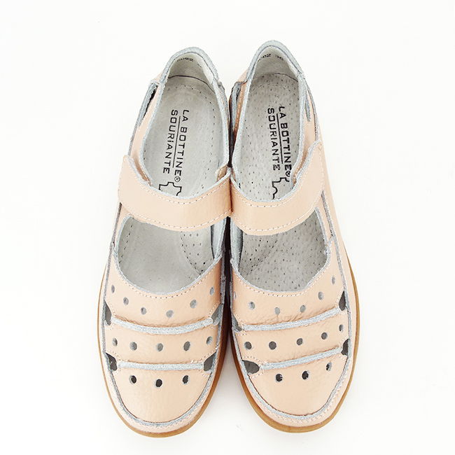 Balerini piele naturala Diana roz M4 [7]