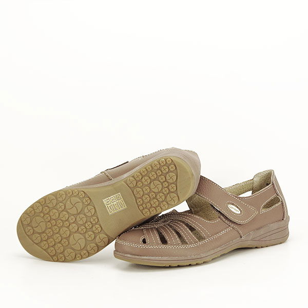 Balerini piele naturala Dorina maro M5 [8]