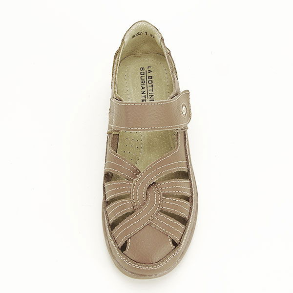 Balerini piele naturala Dorina maro M5 [7]