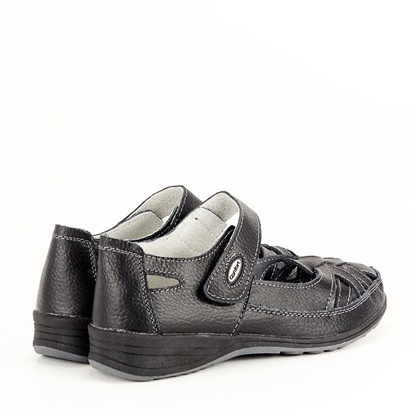 Balerini piele naturala Elena negri [9]