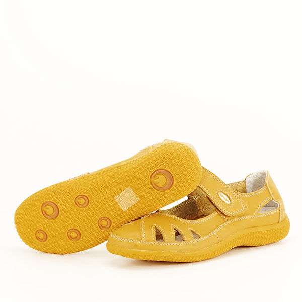 Balerini piele naturala Mariana galben [8]