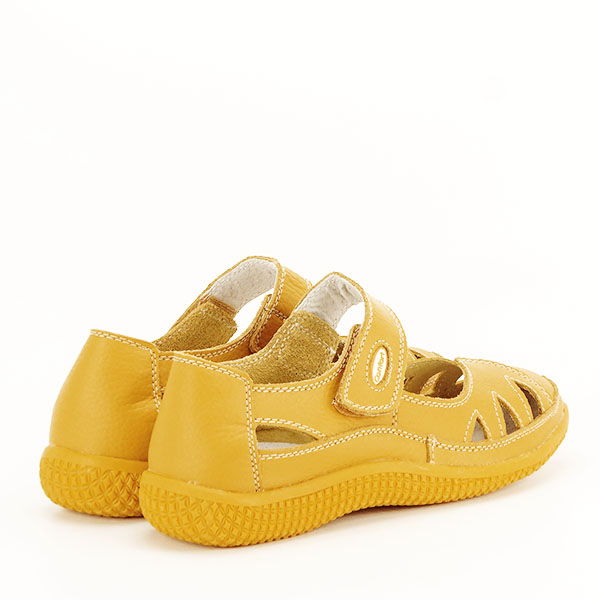 Balerini piele naturala Mariana galben [5]