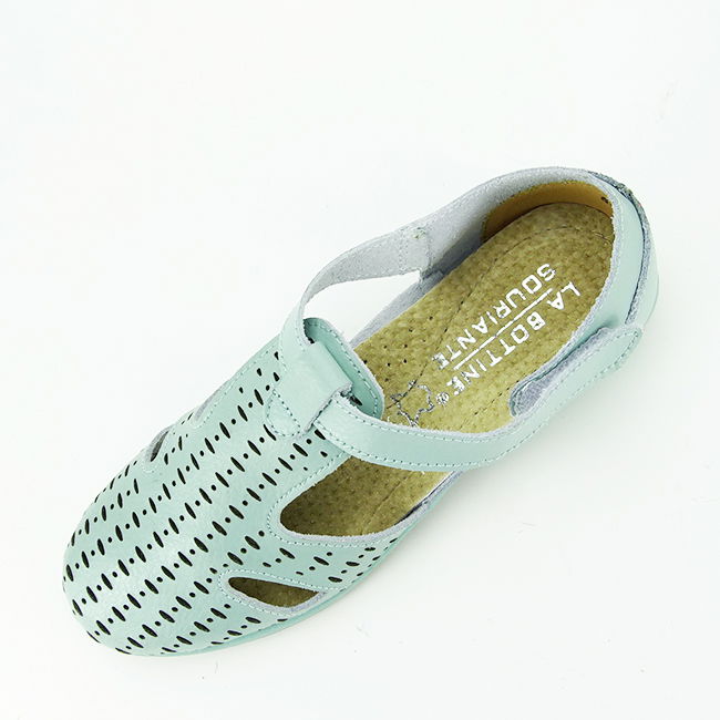 Balerini verde menta din piele naturala 5112 M3 [8]