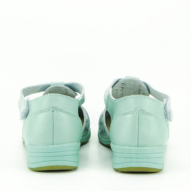 Balerini verde menta din piele naturala 5112 M3 [4]