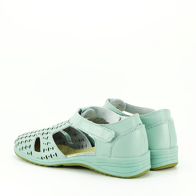 Balerini verde menta din piele naturala 5112 M3 [3]