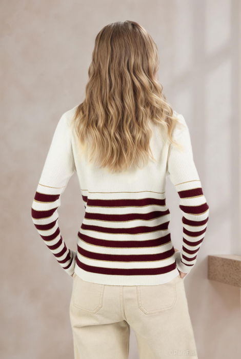 Cardigan slim fit din amestec de vascoza Z-95 M8 [4]