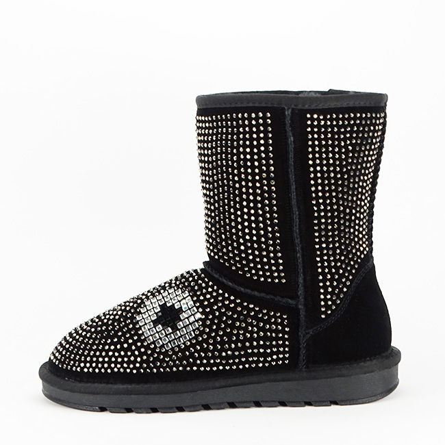 Cizme negre din piele naturala W8008 112 [1]