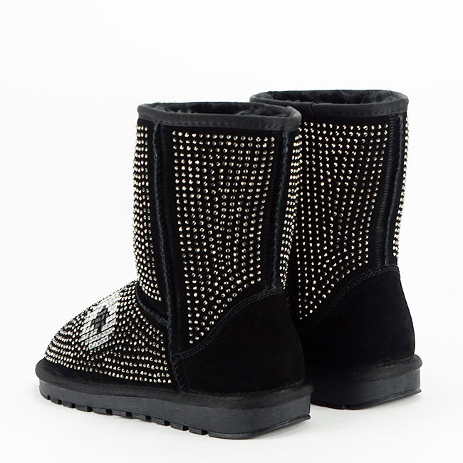 Cizme negre din piele naturala W8008 112 [2]