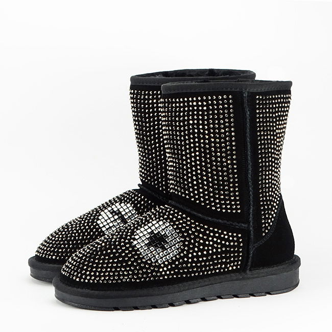 Cizme negre din piele naturala W8008 112 [7]