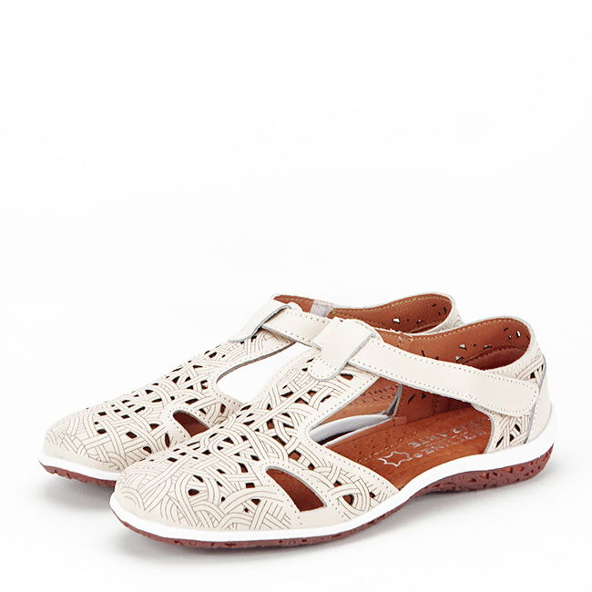 Balerini bej din piele naturala CXWL2118 M5 [2]