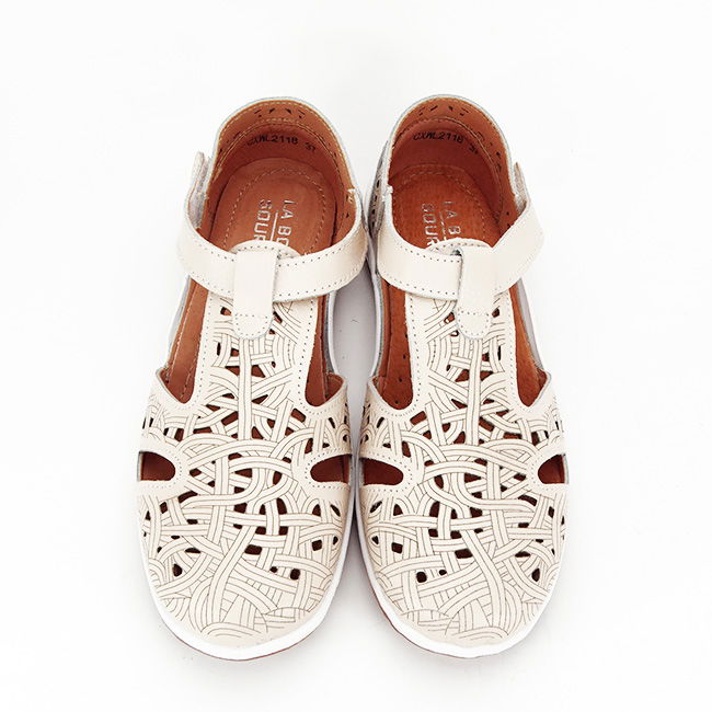 Balerini bej din piele naturala CXWL2118 M5 [7]