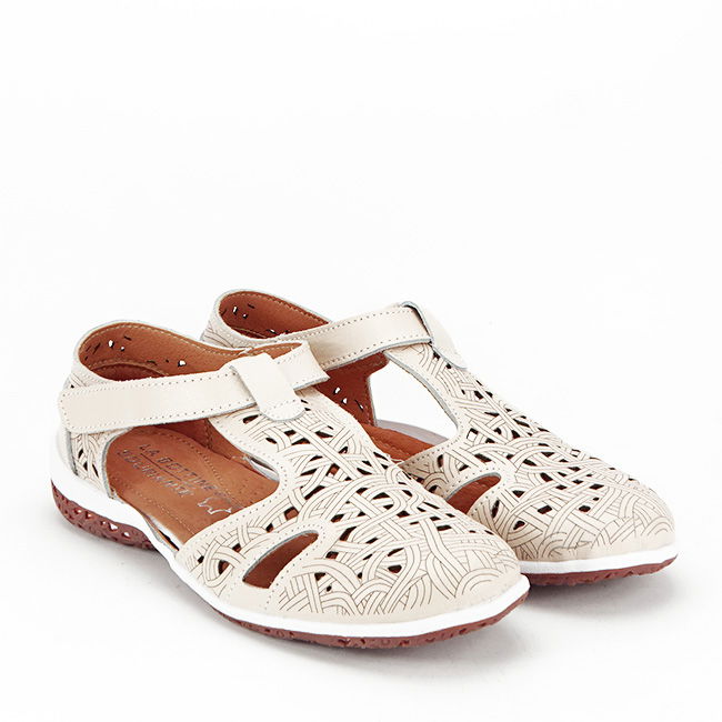 Balerini bej din piele naturala CXWL2118 M5 [6]