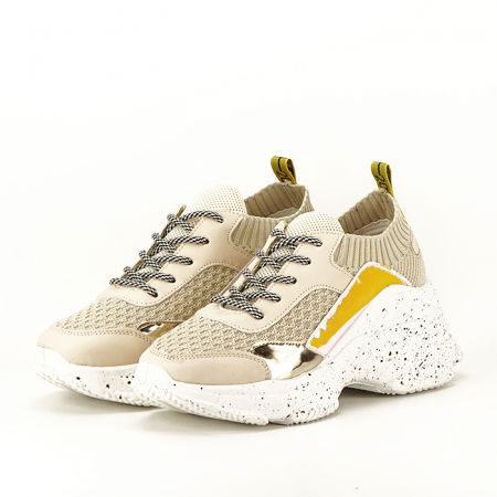 Pantofi - Sneakers bej Martina