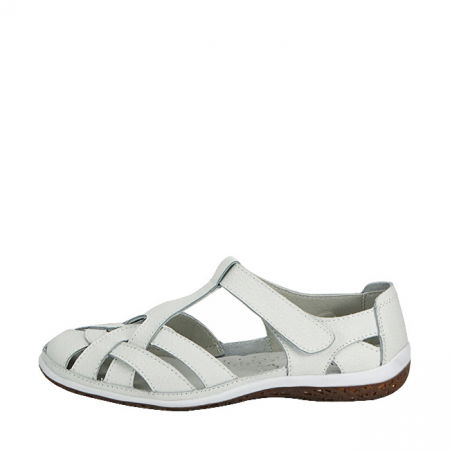 Balerini - Balerini albi din piele naturala 5101 M5