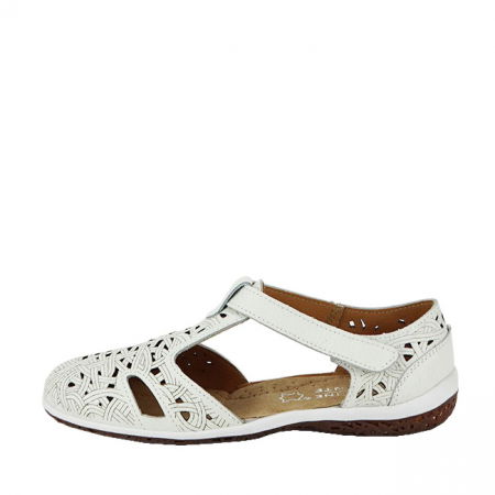 Noutati - Balerini albi din piele naturala CXWL2118 M5