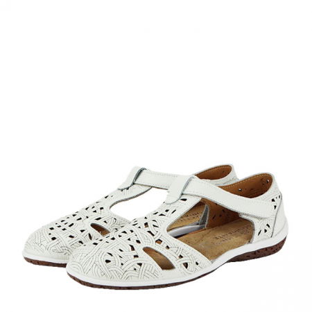 Balerini albi din piele naturala CXWL2118 M5 [1]