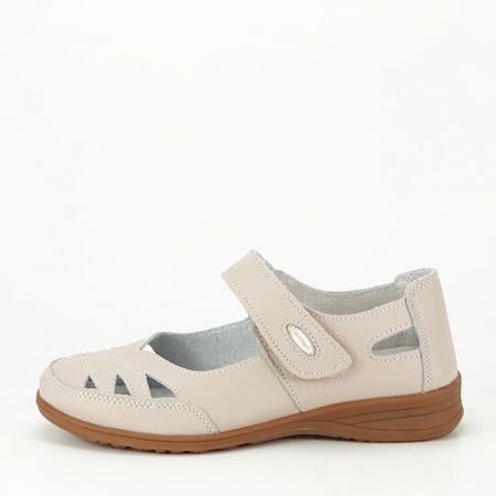 Balerini - Balerini piele naturala Anisoara bej M4