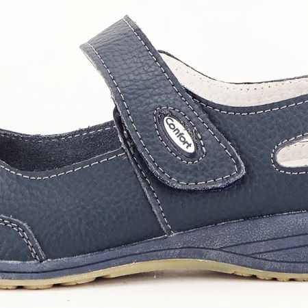 Balerini piele naturala Anisoara bleumarin [8]