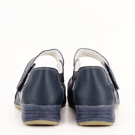 Balerini piele naturala Anisoara bleumarin [5]