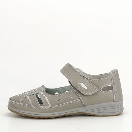 Balerini - Balerini piele naturala Aurora gri