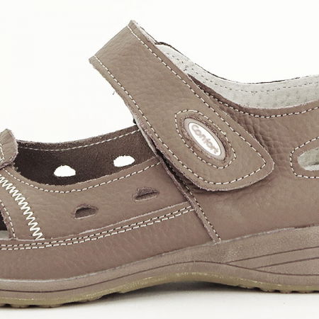 Balerini piele naturala Aurora maro [8]