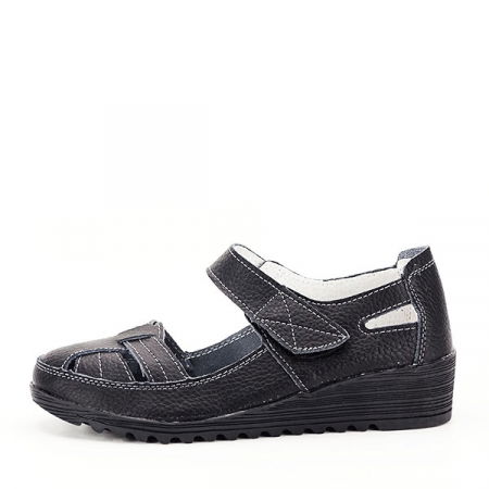 Balerini - Balerini piele naturala Carina negri M4