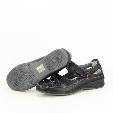 Balerini piele naturala Diana negru [7]