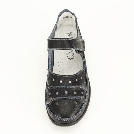 Balerini piele naturala Diana negru [6]