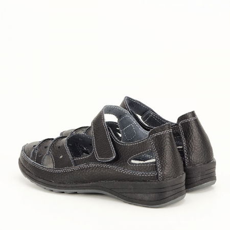 Balerini piele naturala Diana negru [3]