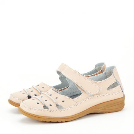 Balerini piele naturala Diana roz M4 [1]