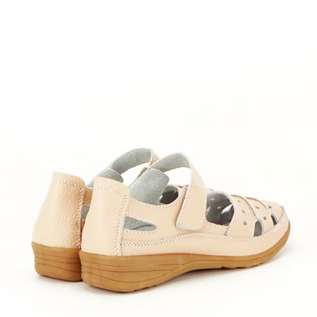 Balerini piele naturala Diana roz M4 [4]