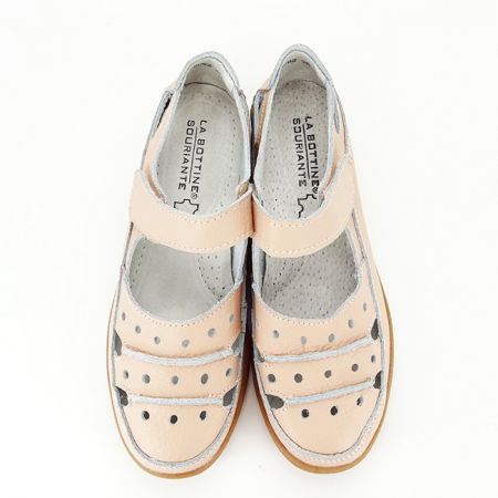 Balerini piele naturala Diana roz M4 [6]