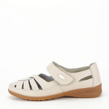 Balerini - Balerini piele naturala Dorina bej M5