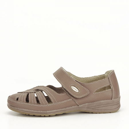 Balerini piele naturala Dorina maro M5 [1]