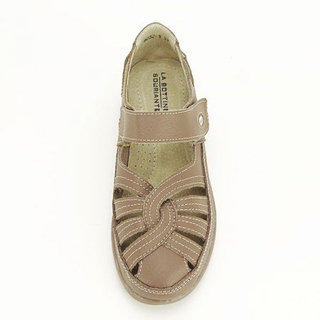 Balerini piele naturala Dorina maro M5 [6]