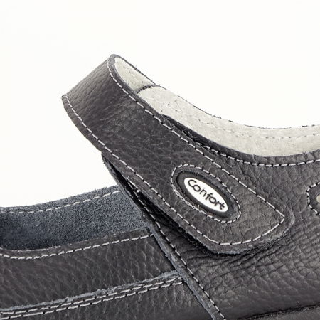 Balerini piele naturala Elena negri [2]